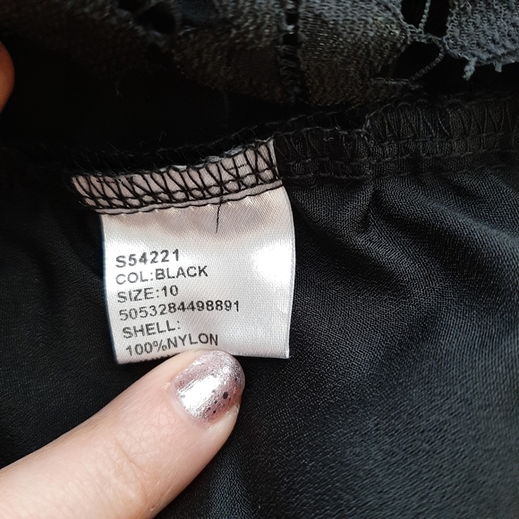 Stella Morgan Lace Black Skirt with Lining - Picture 7 of 8